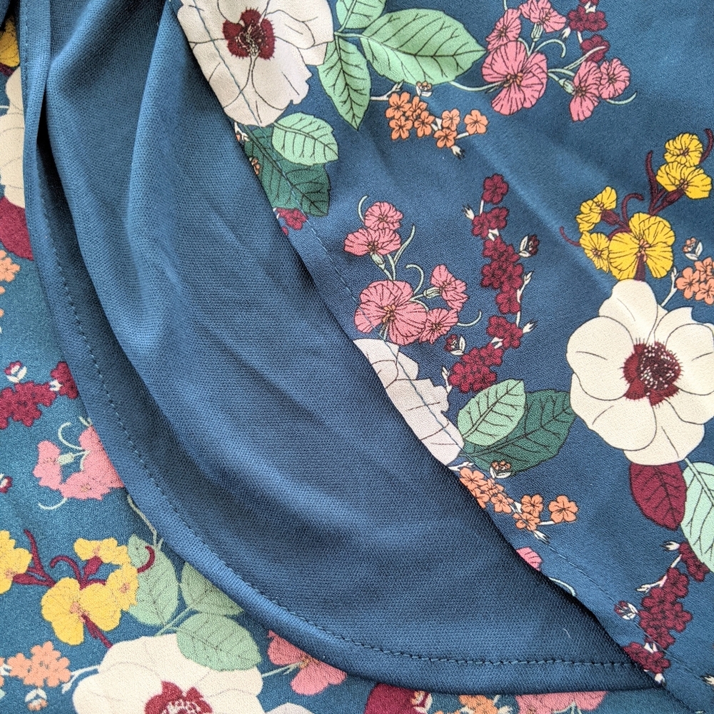 BOBEAU B Collection NWT Orna Floral Wrap Dress - Picture 6 of 7